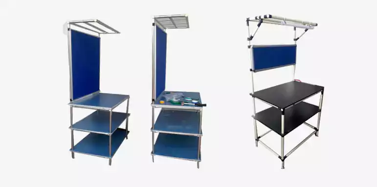 Work Stations / Inspection Tables ( Pipe Based Structures )